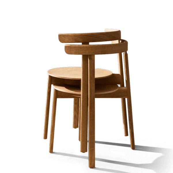 Laddy Stackable dining Chair - Image 4