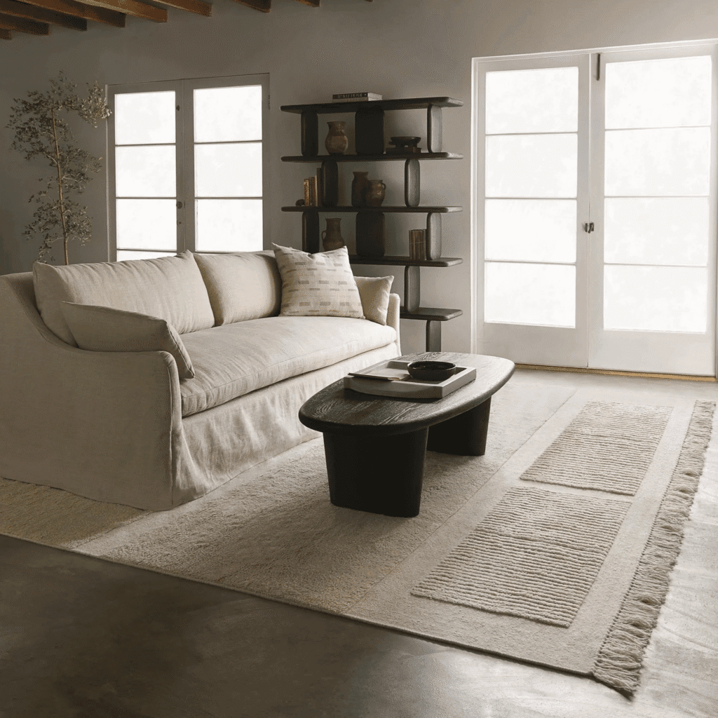 Lisbon sleep cover sofa, in white fabric