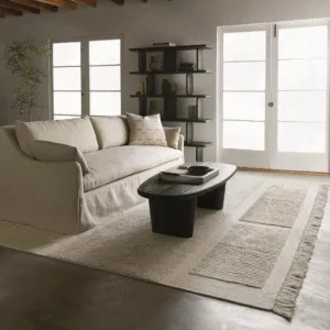 Lisbon sleep cover sofa, in white fabric